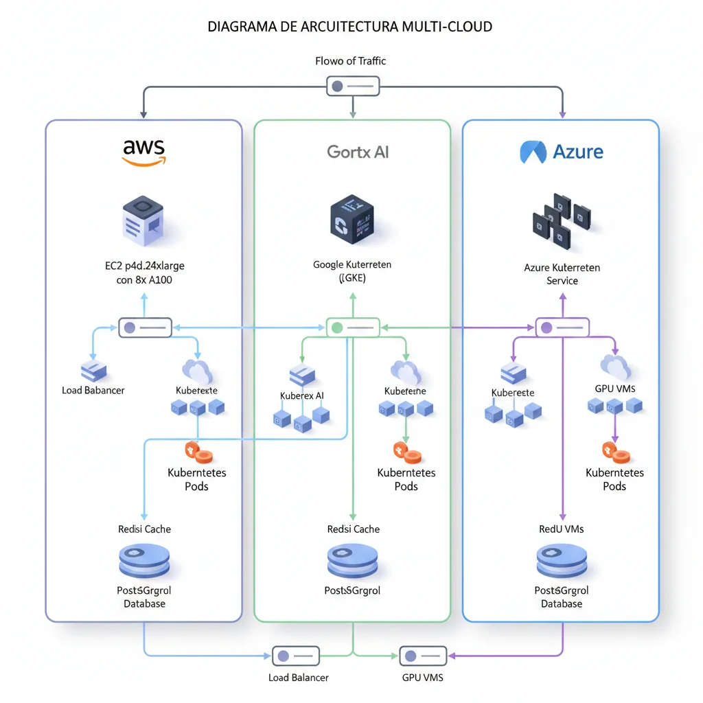 Arquitecturas deployment DeepSeek R1 AWS GCP Azure Kubernetes