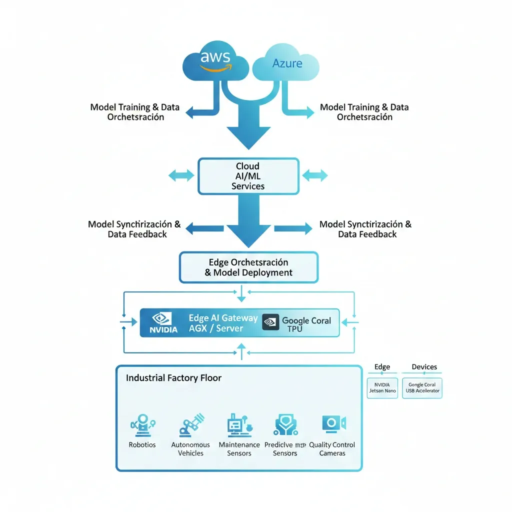 Edge AI Deployment: Por Qué el 70% de Proyectos Industry 4.0 Nunca Salen del Piloto (Y Las 3 Barreras Técnicas Que Nadie Te Cuenta) | BCloud Consulting