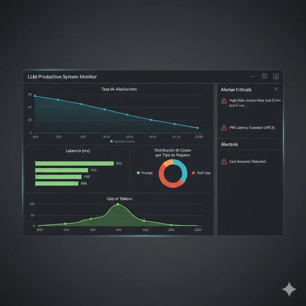 Diagnóstico de Fallos LLM en Producción: 428 Casos Reales Analizados + Guía Completa de Debugging (Non-Determinism, Hallucinations, Error Compounding) | BCloud Consulting